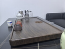 金镶玉茶盘茶托  隐藏式排水茶盘竹木家用托盘功夫茶台 瑾韵茶盘68*38 实拍图