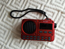 不见不散BV800收音机蓝牙音箱一体机随身便携式老年人收音机户外小型音响可插卡插u盘mp3音乐播放器 中国红 实拍图