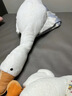 迪士尼（Disney）正版大白鹅玩偶大鹅毛绒玩具公仔抱枕女生睡觉夹腿长条枕生日礼物 胖版兔毛大白鹅【带拉链  可拆洗 1.6m 胖版柔软大白鹅 实拍图