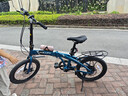 菲利普折叠自行车铝合金超轻便携上班代步20寸变速免安装男女式通勤单车 BKF3 天际蓝【免安装】全国顺丰 20英寸 禧玛诺7速 实拍图