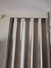 宿舍布衣含伸缩杆免打孔门帘过道遮光防蚊隔断帘挡风空调卧室厨房试衣间帘 丝绒麻-淡雅米 【适合门框宽1.1-1.5】帘高2.2米 实拍图