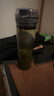 特百惠（Tupperware）晶彩MAX塑料杯600ml 男女士学生夏季运动水杯子户外大容量 酷炫黑 实拍图