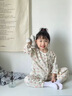 G.DUCKKIDS儿童睡衣夏季纯棉休闲纱布九分长袖睡衣男女中大童小孩家居服套装 热售花朵兔子【100%纯棉纱布】 110 身高100-110cm年龄4-5岁 晒单实拍图