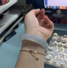 慕公子“盈水余华”冰种缅甸冰飘花翡翠纯色白月光玉手镯子冰种真玉处理 “盈水余华”翡翠手镯 56mm-57mm（现货现发） 实拍图