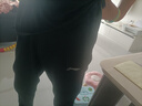 李宁（LI-NING）加绒运动裤男秋冬休闲宽松舒适大码保暖直筒裤子潮流百搭长裤卫裤 黑色-直筒 【秋冬加绒款 加厚保暖】 S /165 (90-100斤) 实拍图
