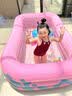 KOOCOOL充气游泳池家用儿童宝宝洗澡盆可折叠加厚水池婴儿小孩家庭戏水池 1.8米 | 活力粉【豪华礼包】 实拍图