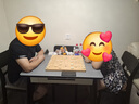得力（deli）五子棋围棋象棋楠竹套装仿玉棋子楠竹双面棋盘棋罐高档亲朋送礼盒 实拍图
