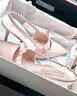 CHARLES&KEITH缎面蝴蝶结尖头高跟凉鞋女CK1-60361556 Light Pink浅粉色 39 实拍图