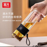 富光双层玻璃杯 泡茶杯茶水分离杯子 高硼硅玻璃水杯商务便携杯男女士 实拍图