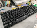 罗技（Logitech）MK235 键鼠套装 无线键鼠套装 办公键鼠套装  防泼溅防指纹 全尺寸 带无线2.4G接收器 黑 实拍图