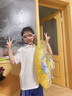 京东京造 儿童游泳圈加厚款救生防侧翻男女童带把手充气腋下圈 黄色星球 实拍图