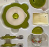 babycare宝宝辅食碗勺子不锈钢儿童餐具围兜口水巾保温饭盒新生儿礼盒 实拍图