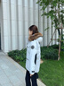 波司登（BOSIDENG）【反季】冬季极寒羽绒服鹅绒于适同款男女情侣款短款大毛领外套 冰川灰8235【蓝灰色调】 冰川灰 S 160/84A 体重110-130斤卡码拍大 实拍图