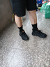 森马男鞋2025夏季新款休闲百搭老爹鞋男士跑步运动鞋子青少年轻便软底 黑金单鞋 41 实拍图
