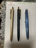 齐心（Comix）金属按动中性笔 吉金笔杆 双珠子弹头 0.5mm 黑色X5-MAX 实拍图
