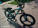 永久（FOREVER）山地自行车男越野单车变速赛车26英寸学生成年大人女成人 钢架三刀-灰青【超强减震 高承重】 24寸27速【适合:140-165cm】 实拍图