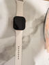 Apple/苹果 Watch Series 10 智能手表GPS款46毫米玫瑰金色铝金属表壳淡桃粉色运动型表带M/L MX2A3CH/B 实拍图