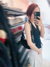 CHARLIE&KELLI CK品牌包包女包2025新款三角扣新月包腋下包单肩斜挎女生日礼物 黑色【京仓配送 赠礼袋+贺卡】 实拍图