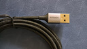 绿联USB2.0转Mini USB数据线 移动硬盘行车记录仪数码相机摄像机T型梯口充电连接线 铝壳编织3米80797 实拍图
