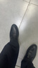 卡帝乐鳄鱼（CARTELO）男士皮鞋商务正装鞋男夏季透气镂空皮凉鞋男9595 黑色镂空款 42 实拍图