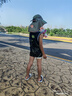 Kocotreekk树儿童防晒帽防紫外线小孩披风帽大檐遮阳帽夏季户外海滩 实拍图