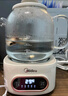 美的（Midea）花漾0胶水全玻璃全自动养生壶 办公室多功能煮茶壶 烧水壶恒温电热水壶煮茶器花茶壶1L YS10B101 实拍图