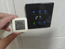 奥多朗智能浴霸开关五开四开触摸控制面板触屏已接入米家APP卫生间风暖 幻夜黑玻璃-WIFI版【智能控制】 实拍图