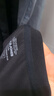 杰克·琼斯（JACK&JONES）25年男装T恤男夏季T恤舒适男士短袖凉感多色上衣纯色水洗不易走形 E40黑色 3XL 实拍图