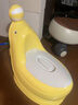 雅亲儿童马桶座便器男宝宝马桶小便器女小孩尿盆儿童便盆坐便器尿桶 海狮马桶【柠檬黄】如厕训练专用 赠:刷子+双挂钩 实拍图
