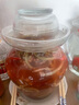 拜杰玻璃泡菜坛子5斤装加厚密封圆口腌菜缸腌蛋罐泡酒瓶玻璃瓶泡菜坛 实拍图