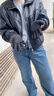 卡尔美（KELME）骑行手套男毛线手套冬季保暖手套防寒触屏手套跑步运动训练 黑色  实拍图