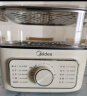 美的（Midea）电蒸锅 电煮锅电火锅多功能锅家用电锅蒸蛋器蒸包子锅电热锅10.8升三层大容量多用途锅ZGE2323Z02 实拍图