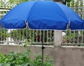 逸飞恒户外遮阳伞大号摆摊伞大型雨伞太阳伞沙滩伞防晒广告庭院伞大伞 2.0米全蓝加粗层架+防风 实拍图