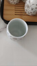 古笙记 6个装 家用陶瓷茶杯景德镇茶具单杯水杯茶碗日式品茗杯子主人杯 白金兰藤茶杯(6个装) 实拍图
