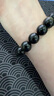石玥珠宝精品12mm金眼天然黑曜石手串本命年转运珠水晶手链男女士款礼物 实拍图