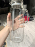 Glasslock玻璃壶家用凉水壶高硼硅耐高温大容量果汁玻璃杯凉白开泡茶壶1.6L 实拍图