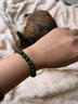 蔻小姐天然和田玉碧玉手串菠菜绿转运珠玉石手链18k金女新中式国风礼物 8mm 14cm手围 晒单实拍图