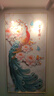 OPSMLP玄关装饰画现代简约过道走廊玄关画进门入户壁画烤瓷立体镶钻竖版 R吉祥孔雀【铝合金边框】 90cm*180cm水晶平面-包安装 实拍图