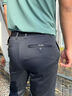 柒牌【含竹纤维】休闲裤男士2025春夏新款商务简约修身直筒长裤子 杏色 34 (175) 86A（2.58尺） 实拍图