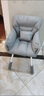 百恒达电脑椅子舒服久坐宿舍大学生学习转椅靠背沙发椅家用化妆书桌凳子 经典灰 科技布 高回弹海绵 固定款送抱枕 实拍图