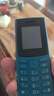 NOKIA新105 4G 全网通移动联通电信 老人老年按键直板学生儿童备用戒网手机 双卡双待  蓝色 实拍图