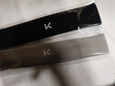 Keep运动发带止汗男生吸汗跑步导汗带瑜伽头巾头带女健身2条装 黑+灰 实拍图