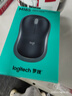 罗技（Logitech）M185鼠标 无线鼠标 办公鼠标 对称鼠标 黑色灰边 带无线2.4G接收器 实拍图