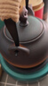 容山堂粗陶茶壶煮茶器茶具套装泡茶壶烧水壶电陶炉围炉煮茶碳炉酒精炉 粗陶提梁壶-祥云钮 780ml 实拍图
