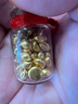 潮宏基第1桶金小金豆黄金足金金条宝宝金饰品金片满月周岁攒金收藏礼物U 小元宝 金重1g 实拍图