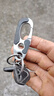 欧美达男士腰挂创意汽车钥匙扣高档家用钥匙链商务简约锁匙扣挂件钥匙环 黑色 实拍图