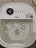 海尔（Haier）泡脚桶家用自动按摩洗脚盆京东自营恒温加热足浴桶银离子理疗抑菌高深桶足浴盆长辈礼物HQY-J341W 实拍图