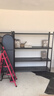 楚丰加厚货架置物架家用仓储仓库储物架地下室多层落地展示架收纳架子 四层160cm高【默认发黑色】 长150宽40cm 实拍图