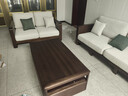 全友家居 客厅家用沙发边几复古收纳储物置物柜实木框架小方桌子家具 实拍图