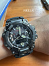 卡西欧（CASIO）泥王系列多功能防泥防水防震三重感应登山户外运动情人节礼物 三代大泥王GWG-B1000-1A 实拍图